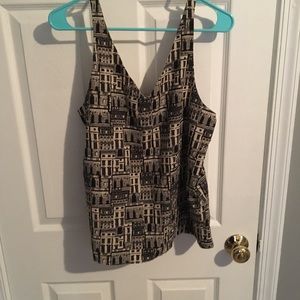 Petite Architectural Print Cami Size M NWT